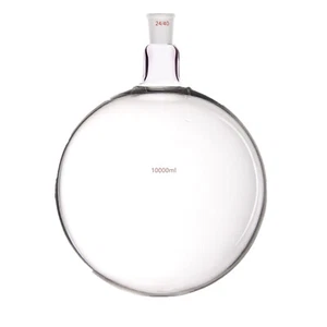 10000ml 24/40 1-Neck Round Bottom Glass Flask Single Neck Lab Chemistry Bottle - Picture 1 of 1