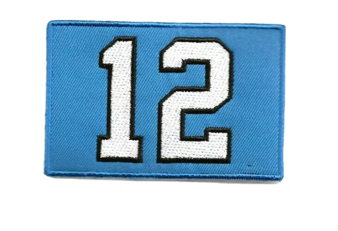 NEW 2 3/8 X 3 1/2" SEATTLE SEAHAWKS 12TH MAN FLAG IRON ON PATCH FREE SHIP Cover