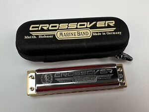 HOHNER M2009 CROSSOVER MARINE BAND HARMONICA KEY OF G MADE IN GERMANY