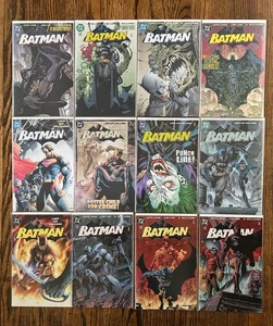 Batman #608-619 Faksimile-Ausgaben vollständige 12 Hefte HUSH Story Jim Lee DC Comics - Bild 1 von 12