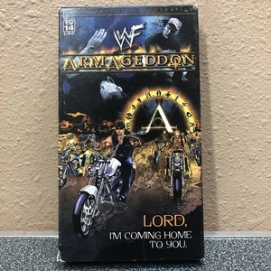 WWF WWE Armageddon 2000 Wrestling VHS Video Tape Angle Austin Rock Undertaker - Picture 1 of 8