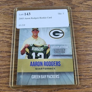De colección Aaron Rodgers 2005 Rookie Draft Green Bay Packers Edición Limitada 12 de 2000 - Imagen 1 de 4