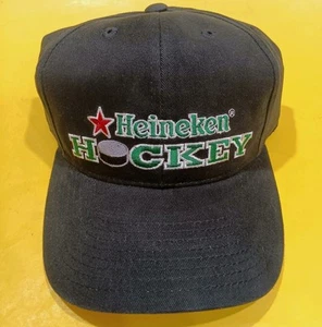 Nuevo de Lote Antiguo Muy Raro Heineken Hockey Gorra de Béisbol, Gorra, por Captiv 8 Nueva York - Imagen 1 de 3