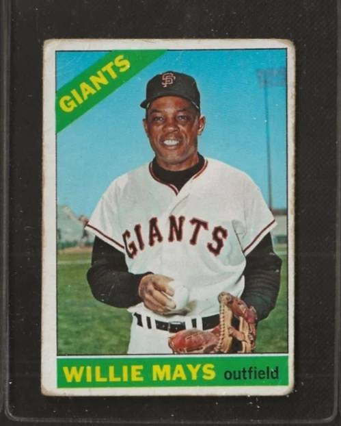1966 Topps Baseball #1 Willie Mays Good Set Break Foto 1 de 1