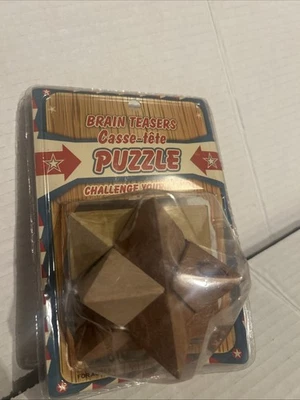 Cassie-tete Wooden Brain Teaser Puzzle Ages Six And Up - Image 1 of 4