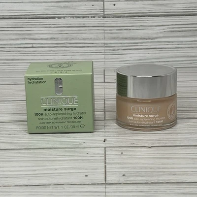 倩碧 Moisture Surge 100H 自动补湿保湿霜 1 盎司正装 全新带盒 — 第 1/4 张图片