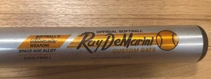 Vintage Ray DeMarini Custom Bats Slow Pitch Softball Bat 34in 26oz Cracked USA - Picture 1 of 6