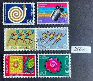 (2654) Switzerland #B524-529 CTO adn B517-20 - Picture 1 of 2