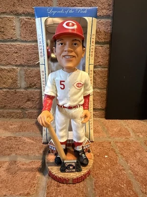 Cincinnati Reds Johnny Bench Cooperstown Collection Bobblehead Bobble X/10000 - Image 1 of 4