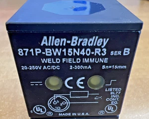 Allen Bradley 871P-BW15N40-R3 Ser B Inductive Proximity Sensor - Picture 1 of 7