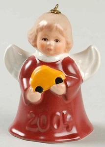 Goebel Angel Bell Ornament Angel With Car-Red - With Box 4558820 - Picture 1 of 1