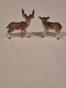 Vintage Hong Kong Buck Deer Mini Weihnachtsfiguren - Bild 1 von 7
