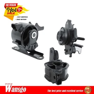 New Engine Motor & Trans Mount Kit ×3 For 07-08 Honda Fit l4 1.5L Auto Trans - Foto 1 di 11