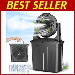 20000mAh Battery Misting Fan with 3 Spray Options - Perfect for Camping & Travel - Picture 1 of 10