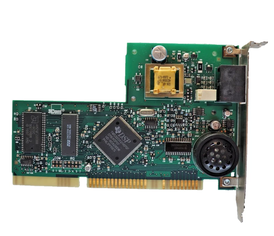 Vintage US ROBOTICS 4X2USA-25223-M5-E MODEM CARD Foto 1 de 3