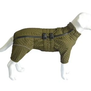 Dog Winter 4 Legs Covered Windproof Waterproof Dog Reflective Warm Dog Clothing - Picture 1 of 69