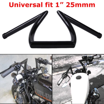 1" Z Drag Handle Bars For Honda Shadow VT ACE Aero Sabre Spirit VLX 600 750 1100 - Image 1 of 4