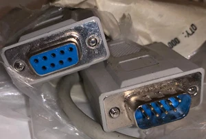 IBM Serial Cable DB9 Male to DB9 Female RS232 / PN: 41D7073 - Picture 1 of 2