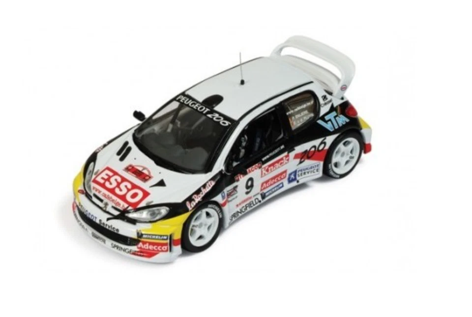 1/43 PEUGEOT 206 WRX #9 YPRES 2000 SNIJERS PLUYM IXO RAM440 - Immagine 1 di 1