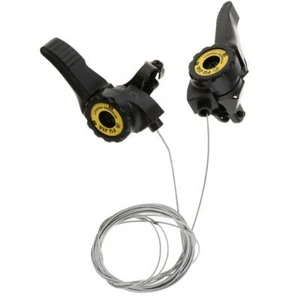 Aluminium Alloy Thumb Gear Shifter Levers for Roar Bike w/Cables 3x5/6/7 Speeds - Picture 1 of 9