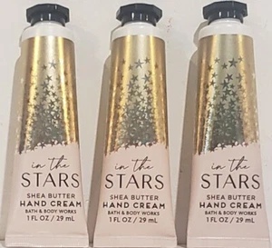 Crema de manos con manteca de karité Bath & Body Works In The Stars 1 oz cada juego de 3 - Imagen 1 de 1