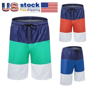 Men's Simple Breathable Sports Shorts Gym Workout Sunbathe Bottom Pants Summer - Picture 1 of 15