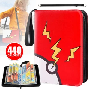Trading Cards Album Folder 440 Pockets Card Binder Holder Game Card Sleeves Case - Picture 1 of 24