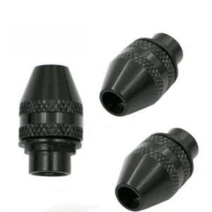 3Pcs Black Keyless Chuck Quick Change For Dremel Rotary Tool Drill Accessories - Picture 1 of 7