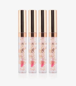 4 PC Romantic Flower Natural Magic Lip Gloss - Picture 1 of 6