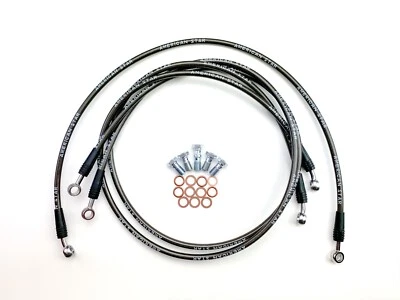 American Star Street Legal DOT Approved Brake Line Set: Honda ATC 350X 85-86* - Image 1 of 4