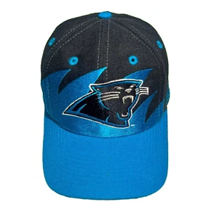 Vintage Carolina Panthers Logo Leichtathletik Haizahn Mütze NFL Football Snapback - Bild 1 von 12