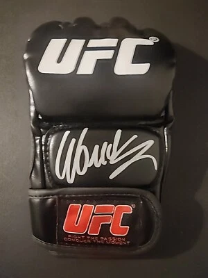 GUANTE WANDERLEI SILVA FIRMADO AUTOGRAFIADO UFC CERTIFICADO DE AUTENTICIDAD BAS BECKETT TESTIGO #W631955 Foto 1 de 3