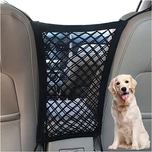 Dog Net For Car, Dog Car Net Barrier, Pet Car Web Car Protection Net, Pet Suppli - Picture 1 of 4