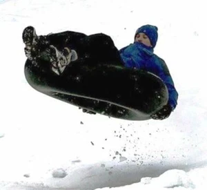 New HD 40" Rubber Snow Tube Winter Sledding Tubing 7.50-20 281900 - Picture 1 of 5