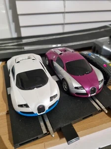 Scalextric Pair of Bugatti Veyrons - Picture 1 of 6