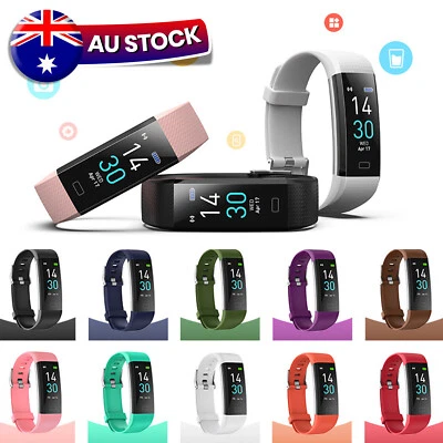 Fitness Activity Tracker Blood Pressure Heart Rate Sport Fitbit Smart Watch - image 1 of 4