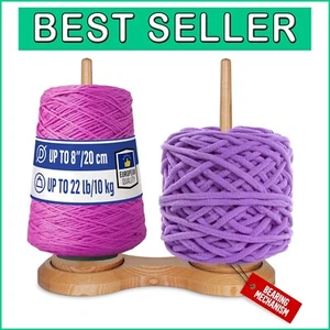 Double Yarn Holder with Anti-Slip Pads – Effortless Yarn Management Tool - Picture 1 of 9