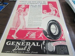 ORIGINAL 1938 MILLIONS CAN NOW ENJOY ECONOMY OF GENERAL'S QUALITY - FULL PAGE AD - Picture 1 of 1