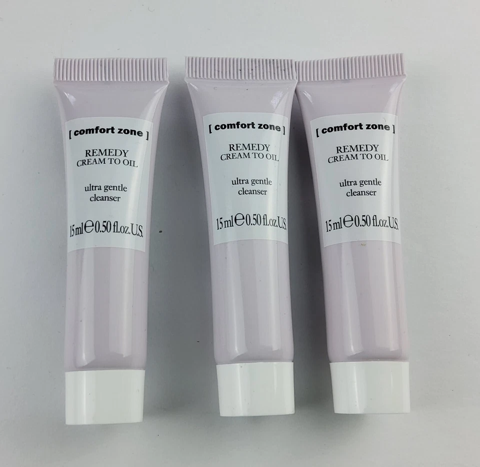 Lote de 3-[Comfort Zone] Crema Remedia a Aceite Limpiador Ultra Suave .50oz, Sellado Foto 1 de 3