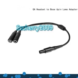 General Aviation (GA) Headset To 6pin Le-mo Connector Aviation Headset Adapter - Picture 1 of 1