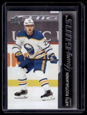 2021-22 Upper Deck Series 1 Young Guns Arttu Ruotsalainen Rookie #221 Buffalo - Image 1 of 2