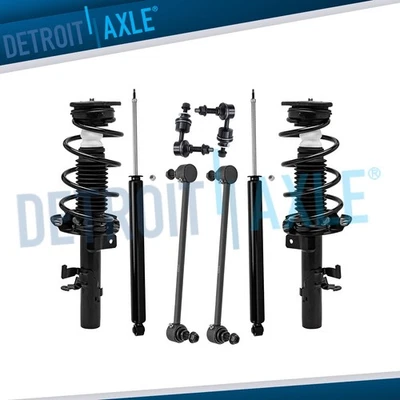 Kit de barras estabilizadoras de amortiguadores delanteros y muelles helicoidales traseros para Ford Focus 2013-2018 Foto 1 de 4