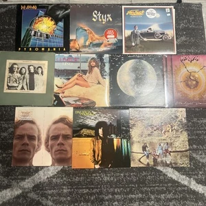 10 Vinyl Record LP Lot Def Leppard Styx Joe Walsh McCartney Wings Wishbone Ash - Picture 1 of 20