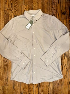 Goodfellow geknöpftes lässiges khakifarbenes Langarmhemd Herren Größe L neu - Bild 1 von 8