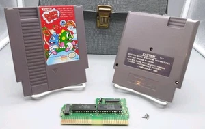 VINTAGE BUBBLE BOBBLE NES VIDEO GAME CARTRIDGE 1980'S NINTENDO !!! - Picture 1 of 3