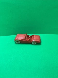 Vintage 1950's Auburn Rubber Toy, Red Cadillac Convertible Collectible Car - Picture 1 of 7