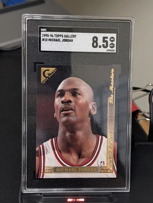 1995-96 Topps Gallery - The Masters Michael Jordan #10 - Image 1 of 2