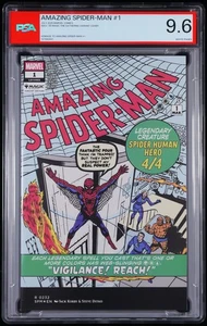 PSA 9.6 NM+ SDCC 2025 Magic The Gathering Cover Amazing Spider-Man #1 Comic Con - Picture 1 of 4