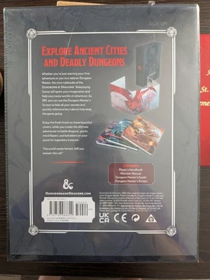 Подарочный набор Dungeons & Dragons Core Rulebooks (специальное издание фольгированных обложек) ЗАПЕЧАТАННЫЙ - Изображение 1 из 4