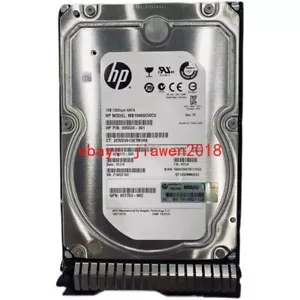 HP 657750-B21 1TB 7.2K 6G 3.5" SC SATA MDL HARD DRIVE 657739-001 862128-001 - Picture 1 of 3